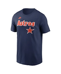 Nike Men's Craig Biggio Navy Houston Astros Cooperstown Collection Fuse Name Number T-Shirt
