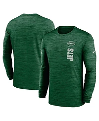 Nike Men's Green New York Jets 2024 Sideline Velocity Performance Long Sleeve T-Shirt