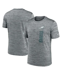 Nike Men's Gray Philadelphia Eagles 2024 Sideline Velocity Performance T-Shirt
