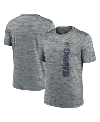 Nike Men's Gray Seattle Seahawks 2024 Sideline Velocity Performance T-Shirt