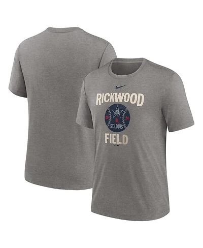 Nike Men's Heather Charcoal St. Louis Cardinals 2024 Rickwood Classic Tri-Blend T-Shirt