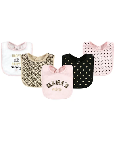 Hudson Baby Girls Absorbent Cotton Feeding Guards