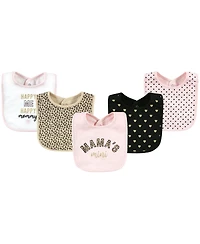 Hudson Baby Girls Absorbent Cotton Feeding Guards