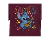 Hybrid Apparel Lilo and Stitch Mens Short Sleeve Tee