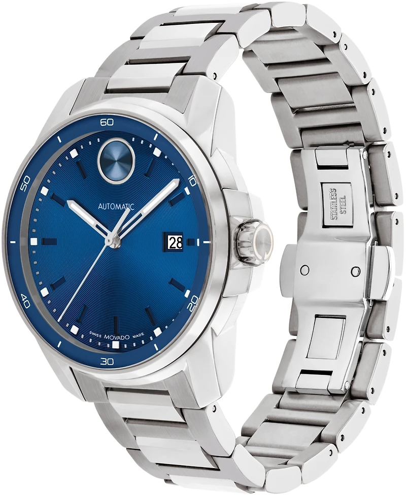Movado Men's Bold Verso Swiss Automatic Stainless Steel 43MM Watch