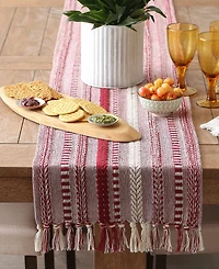 Design Imports Braided Stripe Table Runner, 15x72 Inches