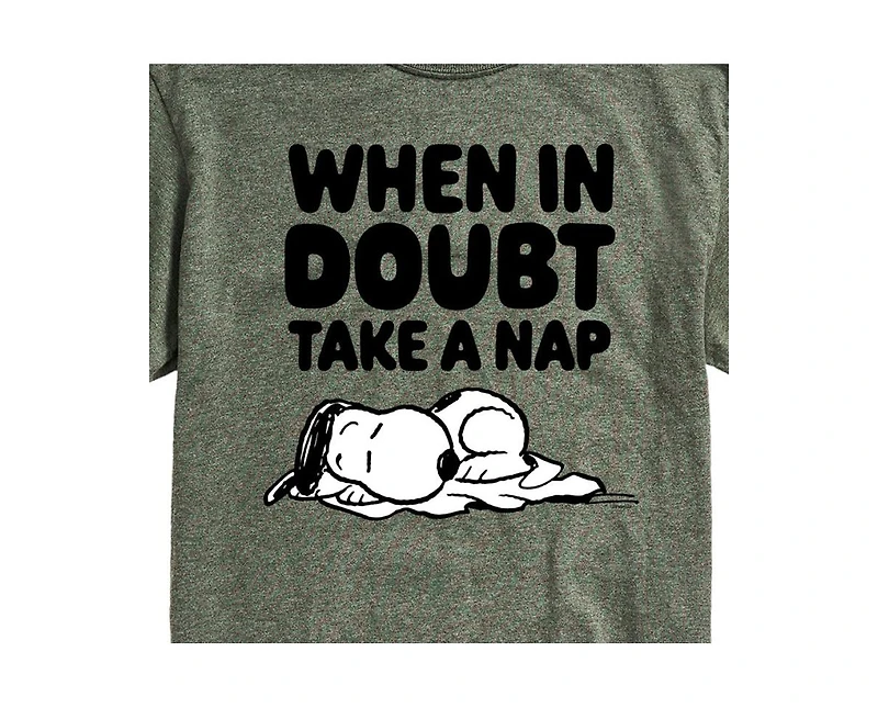 Hybrid Apparel Peanuts Nap Mens Short Sleeve Tee