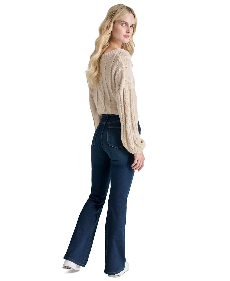 Dkny Jeans Petite Williamsburg High-Rise Flare-Leg