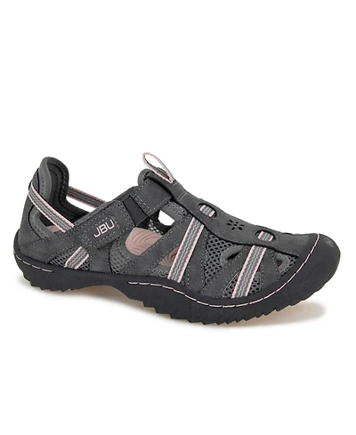 Jbu Women's Regional Water-Ready Strappy Sandal Flats