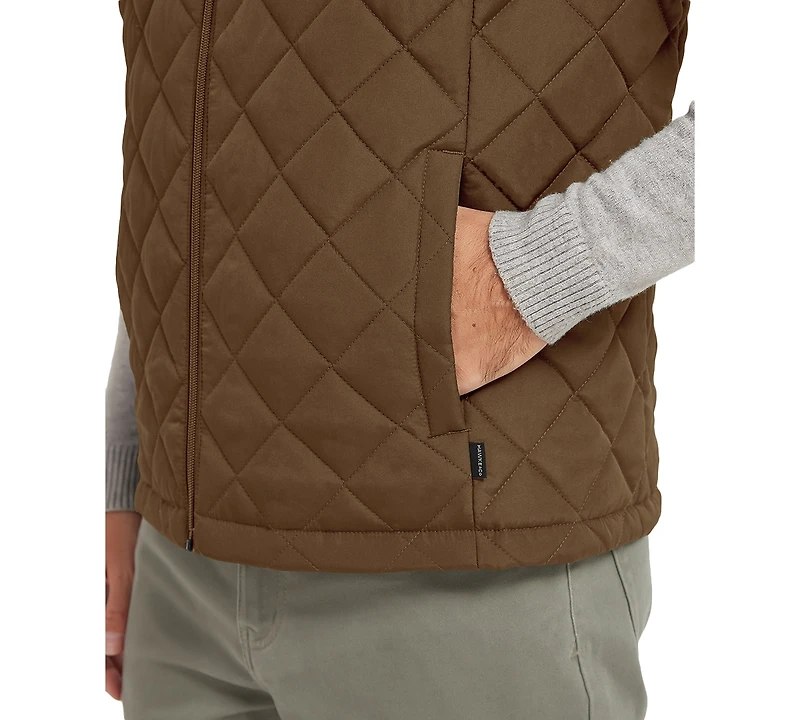 Hawke & Co. Men's Diamond Quilted Heritage Vest, Created for Macy's