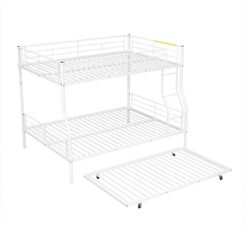 Streamdale Full Xl Over Queen Metal Bunk Bed With Trundle