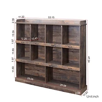 Streamdale 10-Shelf Bookcase