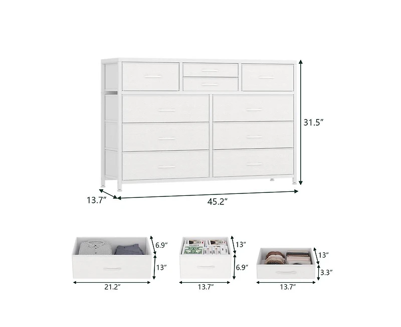 gaomon 10 drawer Tv cabinet