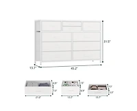 gaomon 10 drawer Tv cabinet