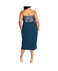 City Chic Plus Perfect Date Dress