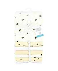Hudson Baby Cotton Flannel Receiving Blankets, 7-Pack, One