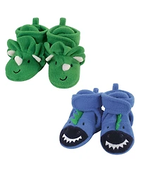 Hudson Baby Boys Cozy Fleece Indoor Boots
