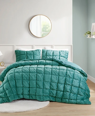 Intelligent Design Velvet Dream Puff 3-Pc. Comforter Set, Full/Queen