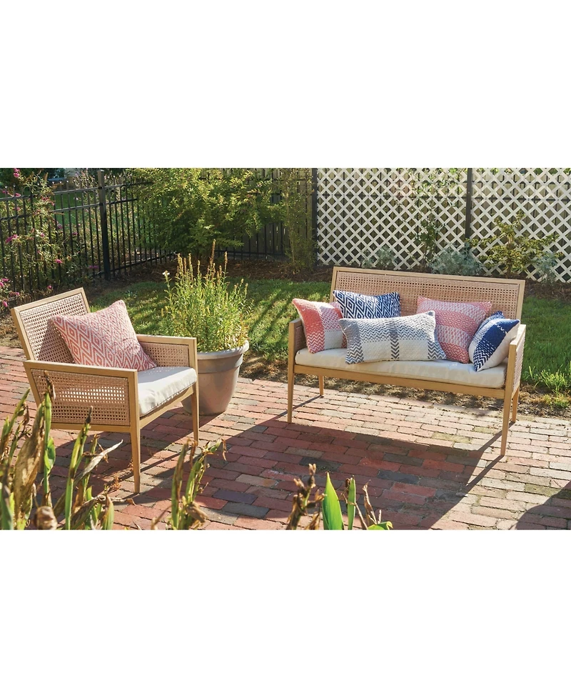 14" x 22" Sim Wave Slate Pillow