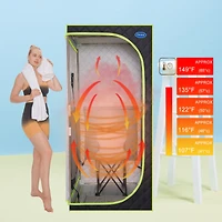 Streamdale Furniture Portable Plus Type Full Size Far Infrared Sauna Tent. Spa, Detox, Therapy And Relaxation