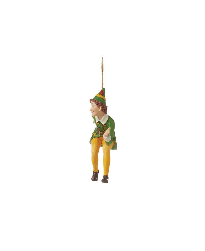 Jim Shore Buddy The Elf Crouching Holiday Ornament