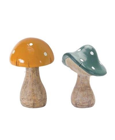 Slickblue Garden Mushroom Decor (Set of 2)
