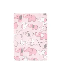 Hudson Baby Girls 4Pk Flannel Burp Cloth (Cotton Poly