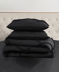 Juicy Couture Diamond Ruffle Piece Reversible Comforter Set