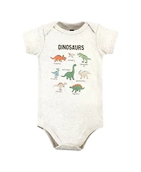 Hudson Baby Boys Unisex Soft Cotton Bodysuit Triple Pack