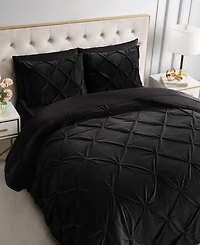 Juicy Couture Kiss Pleat Plush 3-Pc. Comforter Set, Full/Queen
