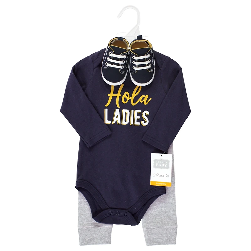 Hudson Baby Boys Cozy Cotton Outfit Collection