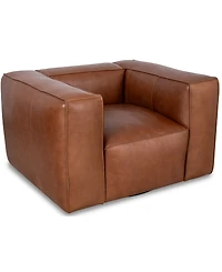 Rutherford Home Amalfy 48" Leather Swivel Chair