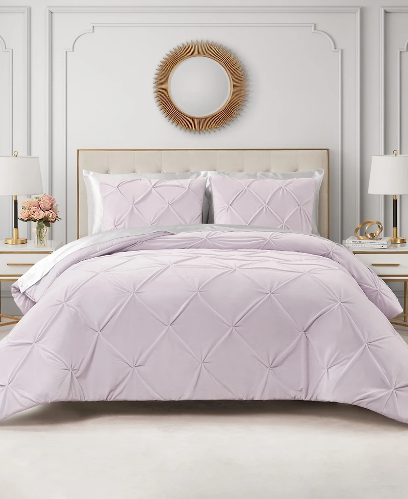 Juicy Couture Kiss Pleat Plush 2-Pc. Comforter Set, Twin/Twin Xl