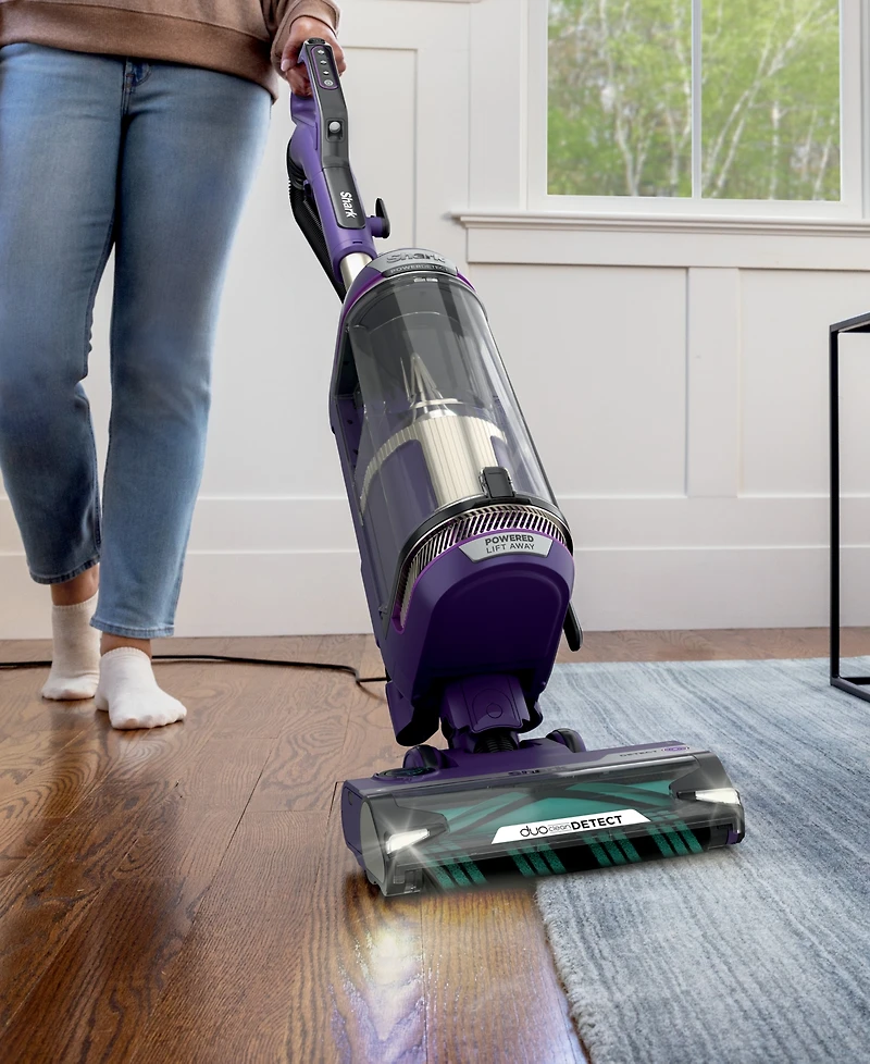Shark Powerdetect Upright Vacuum with DuoClean Detect Technology and Self-Cleaning Brushroll, AZ4002