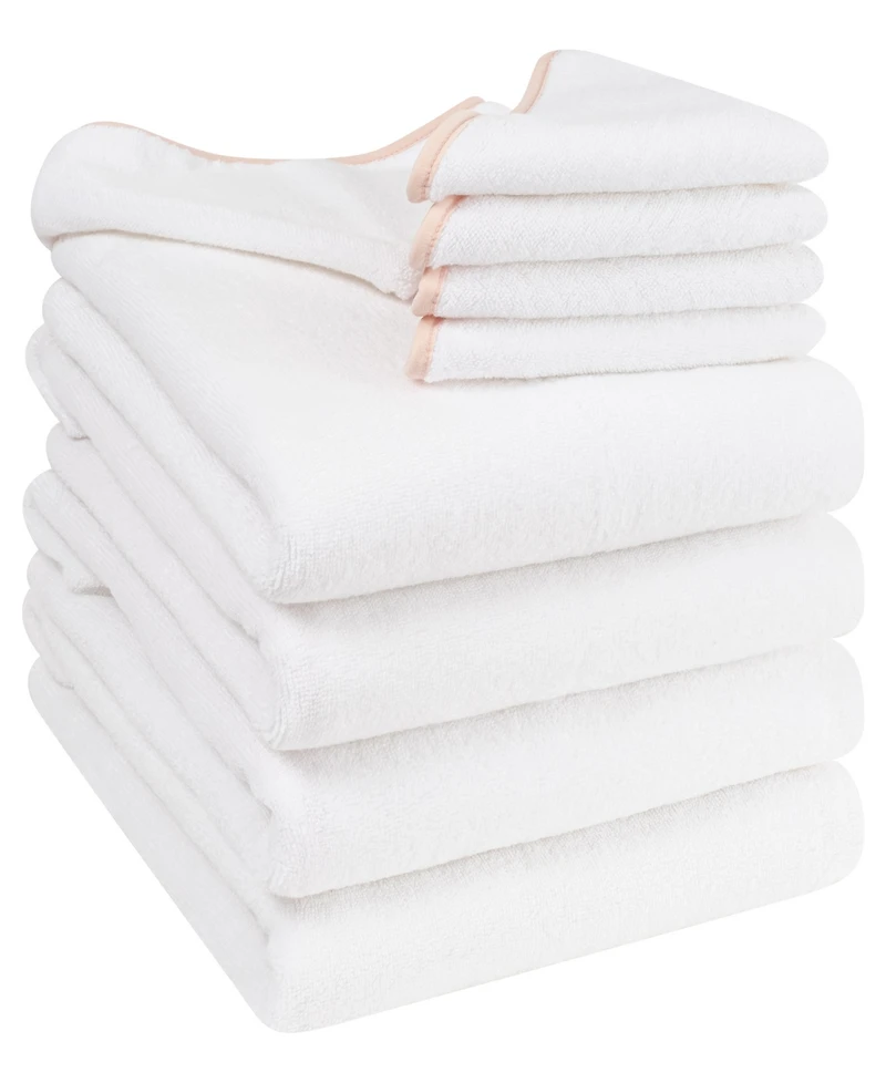 American Soft Linen Turkish Cotton Baby Toddler 8-Pc. Bath Towel Set