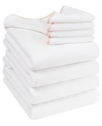 American Soft Linen Turkish Cotton Baby Toddler 8-Pc. Bath Towel Set