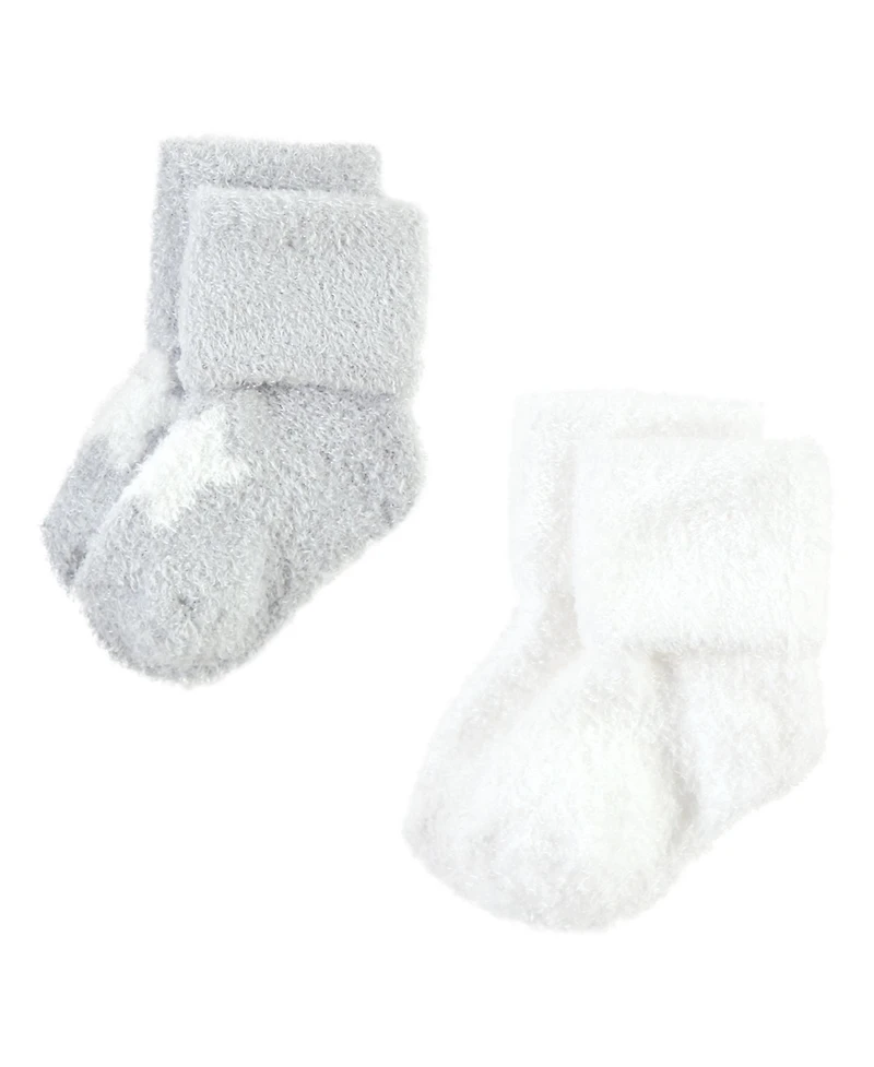 Hudson Baby Boys Eight-Pair Plush Chenille Sock Set