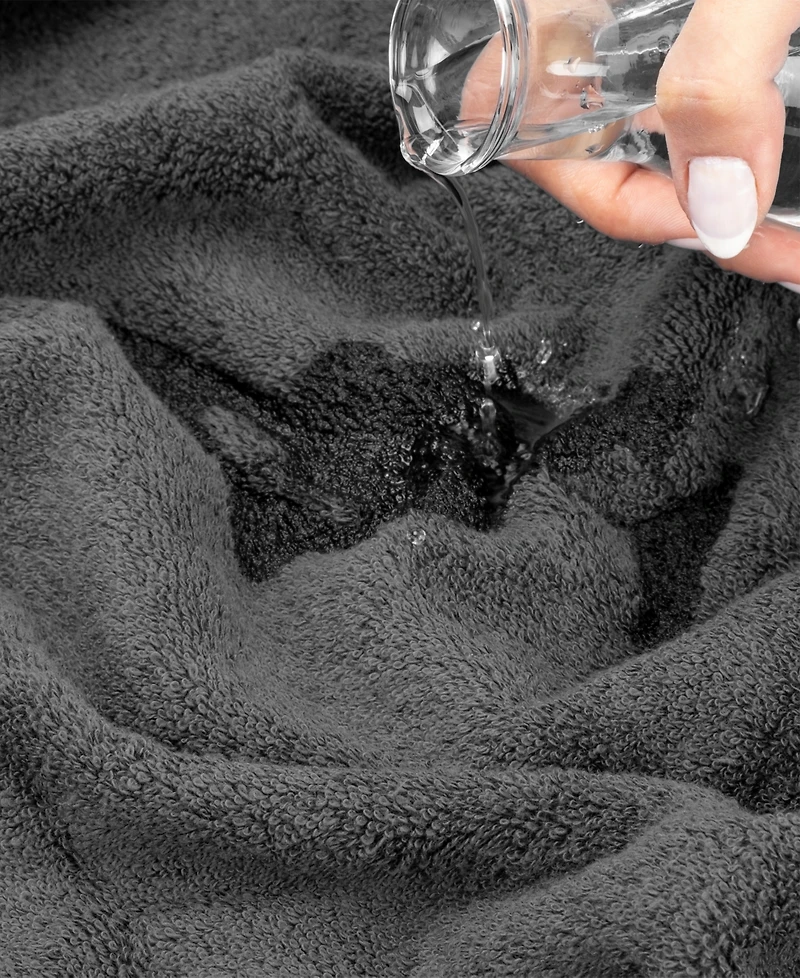 American Soft Linen Salem Premium 100% Turkish Cotton 6 Piece Bath Towel Set