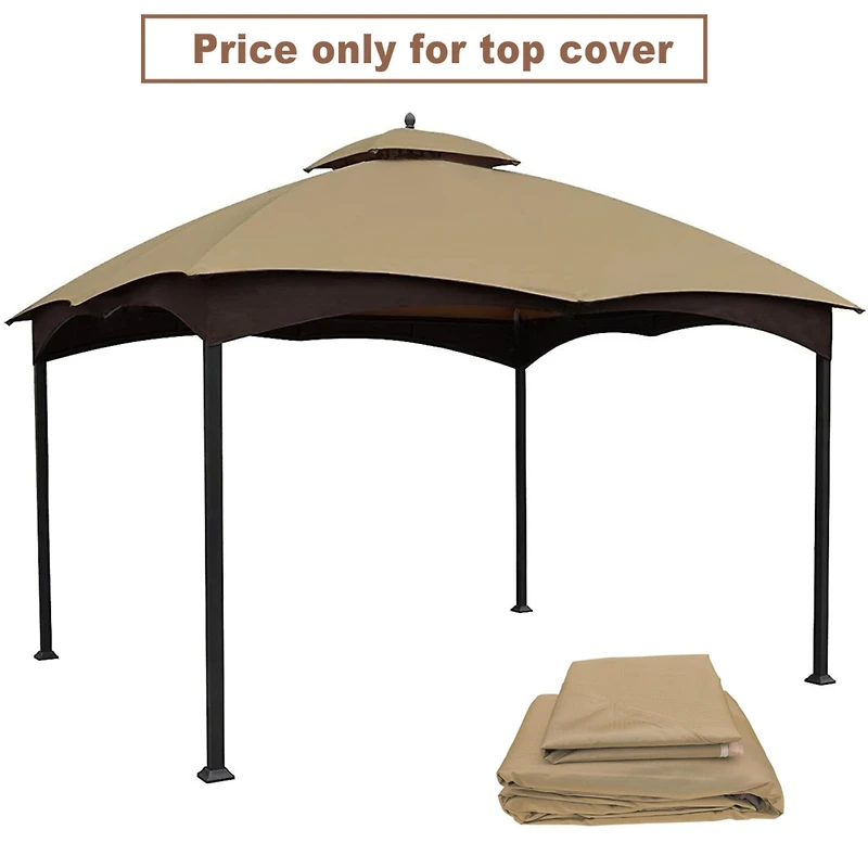 Premium 10' x 12' Replacement Gazebo Canopy with Uv Protection and Mosquito Netting