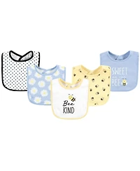 Hudson Baby Girls Absorbent Cotton Feeding Guards