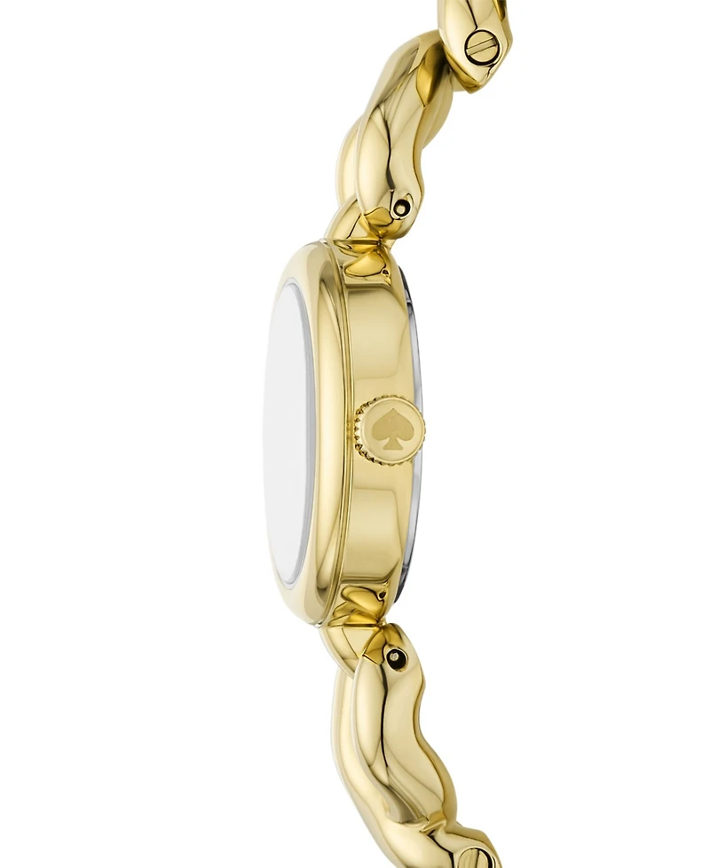 Kate Spade New York Women's Monroe Gold-Tone Stainless Steel Bracelet Watch 24mm