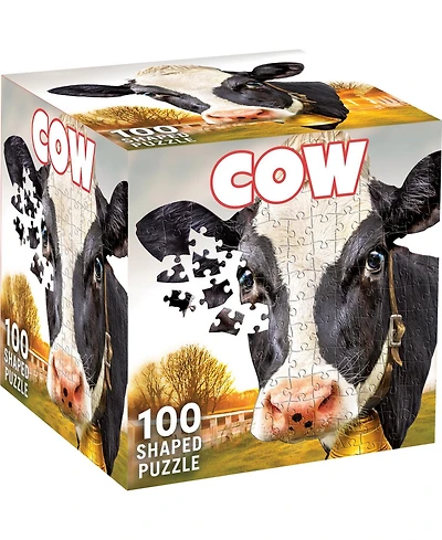 Masterpieces Cow 100 Piece Shaped Jigsaw Puzzle