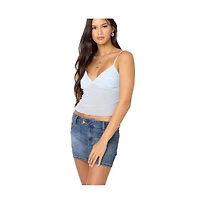 Women's Serafina sheer mesh tank top