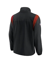 Nike Men's Black Washington Commanders Sideline Woven Logo Full-Zip Jacket