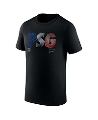 Nike Men's Black Paris Saint-Germain Lights T-Shirt