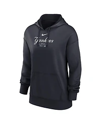 Nike Women's Navy New York Yankees Authentic Collection Performance Pullover Hoodie