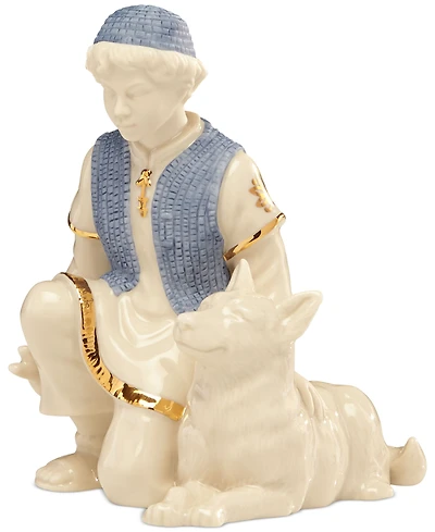 Lenox First Blessing Nativity Shepherd & Dog Figurine