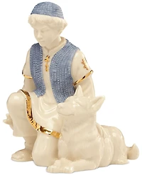 Lenox First Blessing Nativity Shepherd & Dog Figurine