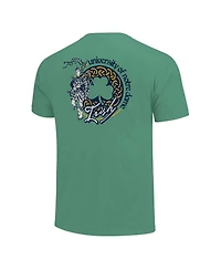 Image One Men's and Women's Green Notre Dame Fighting Irish Hyper Local Celtic Knot Bagpipes T-Shirt