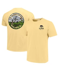 Image One Men's and Women's Gold Iowa Hawkeyes Scenic Comfort Colors T-Shirt